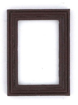 Dollhouse Miniature Rosewood Frame 2Pcs